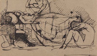 Mordet på Duncan - Macbeth knivhugger Duncan av Benjamin Robert Haydon