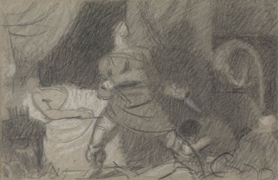Mordet på Duncan - Macbeth med dolkarna av Benjamin Robert Haydon