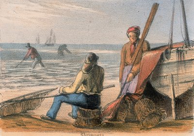 Shrimpers, c1845 av Benjamin Waterhouse Hawkins