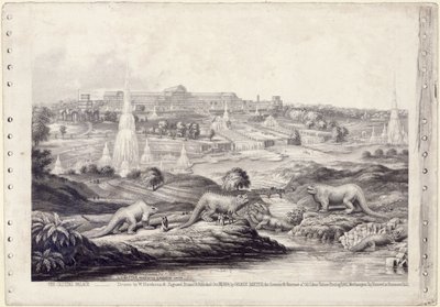 Kristallpalatset av Benjamin Waterhouse Hawkins