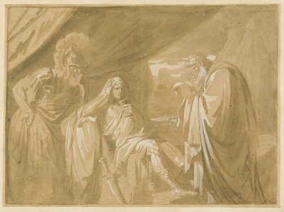 Alexanders förtroende för sin läkare Philip av Benjamin West