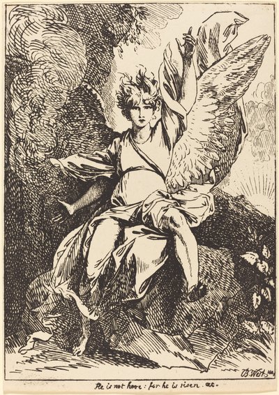 Uppståndelsens ängel av Benjamin West
