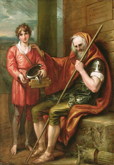 Belisarius och pojken, 1802 av Benjamin West