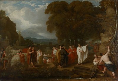 Cicero upptäcker Arkimedes grav av Benjamin West