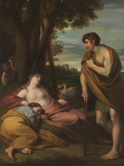 Cymon och Iphigenia av Benjamin West