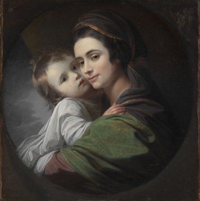 Elizabeth Shewell West och hennes son, Raphael av Benjamin West