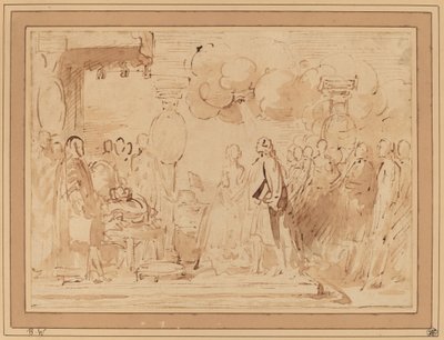George III återupptog kunglig makt 1789 av Benjamin West