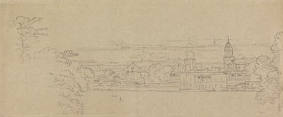 Greenwich från parken av Benjamin West