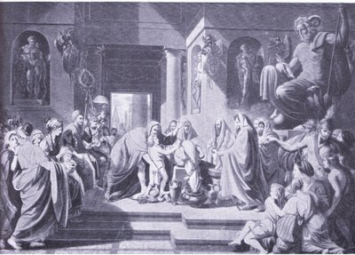 Hannibal svär evig fiendskap mot Rom av Benjamin West