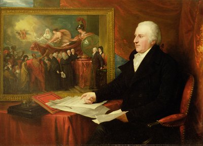 John Eardley Wilmot (1709-92) 1812 (olja på duk) av Benjamin West