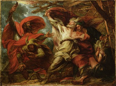 Kung Lear, ca 1788 av Benjamin West