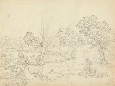 Landskap vid Henstead av Benjamin West