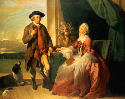 Mr. Robert Grafton och Mrs. Mary Partridge Wells Grafton, 1773 av Benjamin West