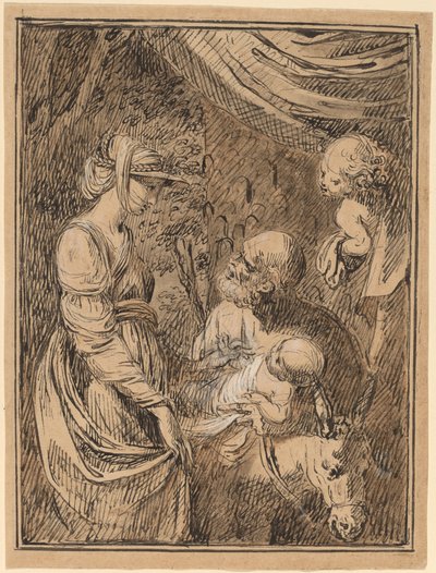 Flygningen till Egypten av Benjamin West