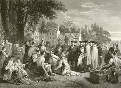 William Penns fördrag med indianerna av Benjamin West