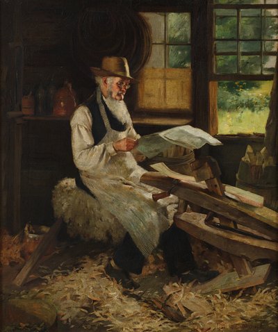 Ett ledigt ögonblick av Benjamin West Clinedinst