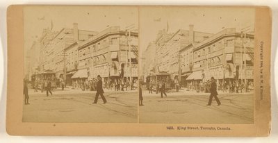 King Street, Toronto, Kanada. av Benjamin West Kilburn