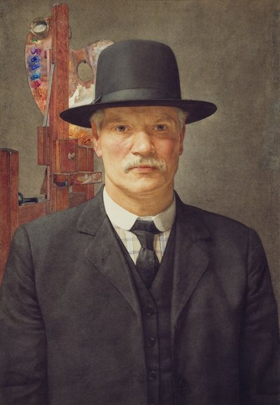 Självporträtt, 1914-16 av Benjamin Williams