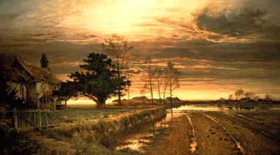 På kvällen ska det bli ljus, 1882 av Benjamin Williams Leader