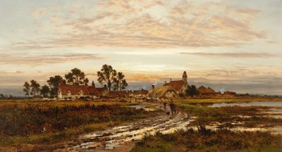 Worcestershire morgonröjning efter regn, 1897 av Benjamin Williams Leader