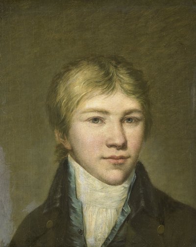 Porträtt av Hendrik Arend van den Brink vid sjutton års ålder av Benjamin Wolff