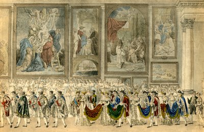 "Nuptial procession of Napoleon and Marie Louise of Austria", 1810, 1921 av Benjamin Zix