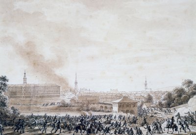 Fransk attack mot staden Weimar den 14 oktober av Benjamin Zix