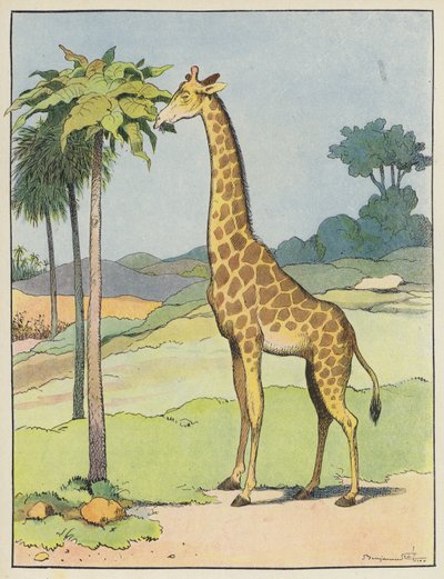 Giraff av Benjamin Rabier