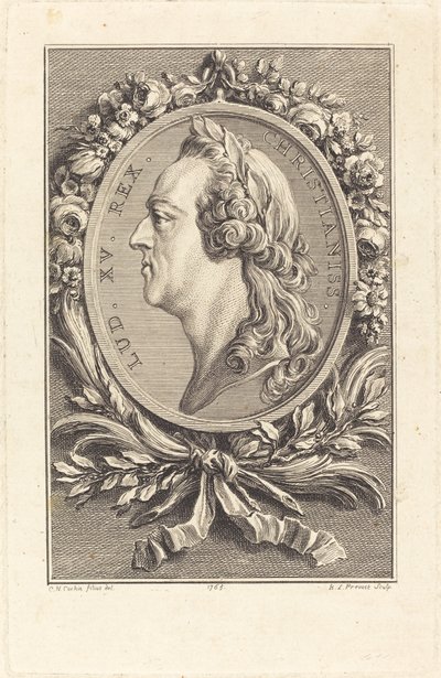 Ludvig XV, 1765. av Benoit Louis Prevost