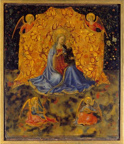 Madonna av ödmjukheten Madonna av ödmjukheten, ca. 1450. av Benozzo Gozzoli