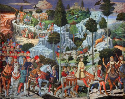 Procession av den yngste kungen av Benozzo Gozzoli