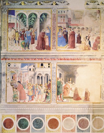Avsnitt ur St. Augustinus liv, 1463-1465 (se även 192535, 192549, 192550, 192552, 192553, 192554) av Benozzo di Lese di Sandro Gozzoli