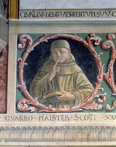 John Duns Scotus (c.1265-c.1308) 1450 av Benozzo di Lese di Sandro Gozzoli