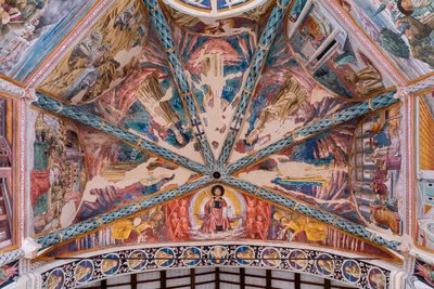 S:t Franciskus liv, i den centrala absidens valv av Benozzo di Lese di Sandro Gozzoli