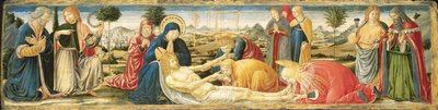 Klagosången över den döde Kristus av Benozzo di Lese di Sandro Gozzoli