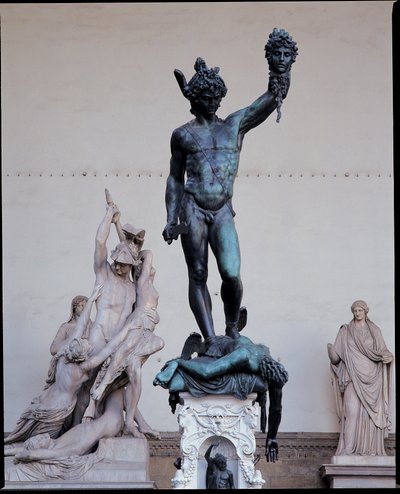 Perseus med huvudet av Medusa, 1545-54 (brons) av Benvenuto Cellini