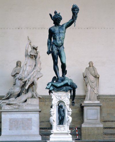 Perseus med huvudet av Medusa, 1545-54 (brons) av Benvenuto Cellini
