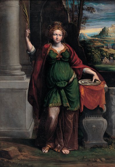 Sankta Lucia av Benvenuto Tisi