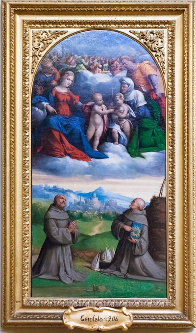 Helig familj och helgon av Benvenuto Tisi da Garofalo
