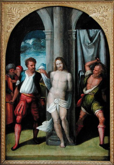 Kristi flagellation av Benvenuto Tisi da Garofalo