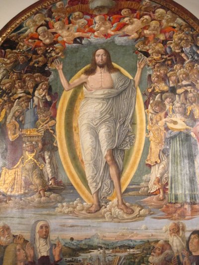 välkomnande av johannes, jesu himmelsfärd 02 av Benvenuto di Giovanni
