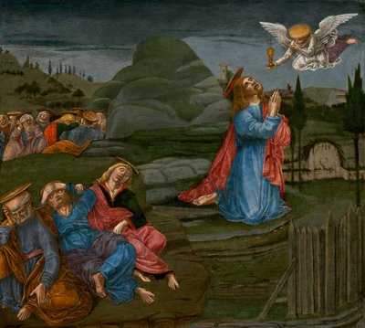 Agony in the Garden, troligen 1491. av Benvenuto di Giovanni