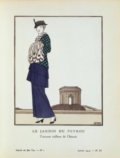 LE JARDIN DU PEYROU - Chéruits skräddarsydda kostym av Bernard Boutet de Monvel