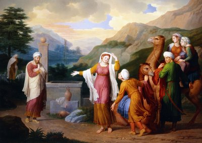 Rebecca vid brunnen, 1824 av Bernard Duvivier