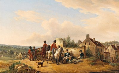 Kejserliga franska soldater av Bernard Edouard Swebach