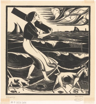 Strand (originaltitel) av Bernard Essers (signed by artist)