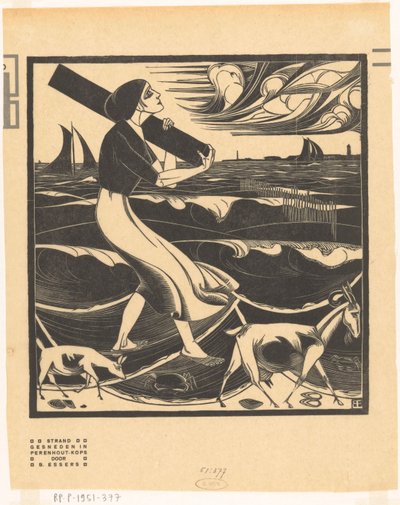 Strand (originaltitel på objekt) av Bernard Essers