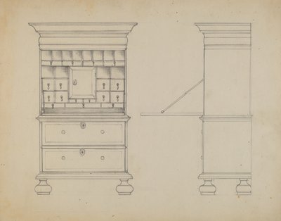 Skrivbord av Bernard Gussow