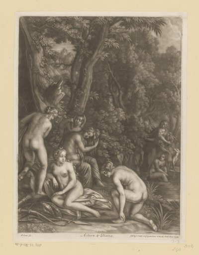 Actaeon och Diana Actaeon och Diana (titel på objekt) av Bernard Lens (I)