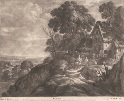 Holländsk bondgård av Bernard Lens